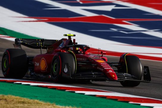 Carlos Sainz Jr (ESP), Scuderia Ferrari 
22.10.2022. Formula 1 World Championship, Rd 19, United States Grand Prix, Austin, Texas, USA, Qualifying Day.
- www.xpbimages.com, EMail: requests@xpbimages.com © Copyright: Charniaux / XPB Images