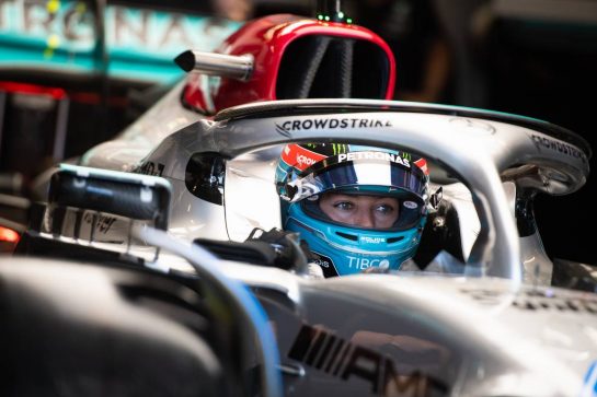 George Russell (GBR) Mercedes AMG F1 W13.
22.10.2022. Formula 1 World Championship, Rd 19, United States Grand Prix, Austin, Texas, USA, Qualifying Day.
- www.xpbimages.com, EMail: requests@xpbimages.com © Copyright: Price / XPB Images