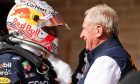 Race winner Max Verstappen (NLD) Red Bull Racing celebrates in parc ferme with Dr Helmut Marko (AUT) Red Bull Motorsport Consultant. 23.10.2022. Formula 1 World Championship, Rd 19, United States Grand Prix, Austin, Texas, USA, Race