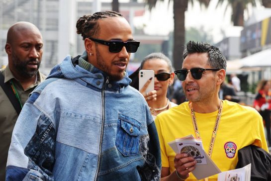 Lewis Hamilton (GBR) Mercedes AMG F1.
27.10.2022. Formula 1 World Championship, Rd 20, Mexican Grand Prix, Mexico City, Mexico, Preparation Day.
- www.xpbimages.com, EMail: requests@xpbimages.com © Copyright: Moy / XPB Images