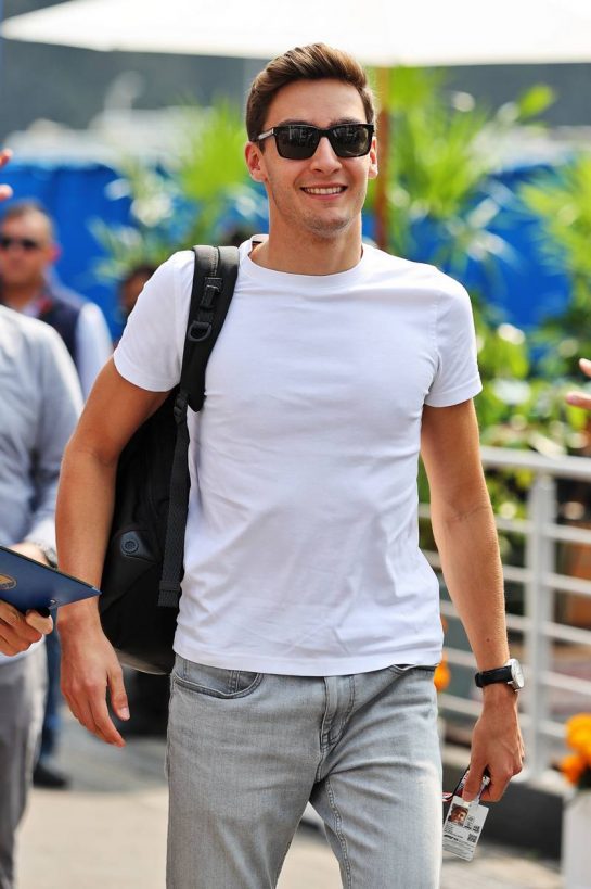 George Russell (GBR) Mercedes AMG F1.
27.10.2022. Formula 1 World Championship, Rd 20, Mexican Grand Prix, Mexico City, Mexico, Preparation Day.
- www.xpbimages.com, EMail: requests@xpbimages.com © Copyright: Moy / XPB Images