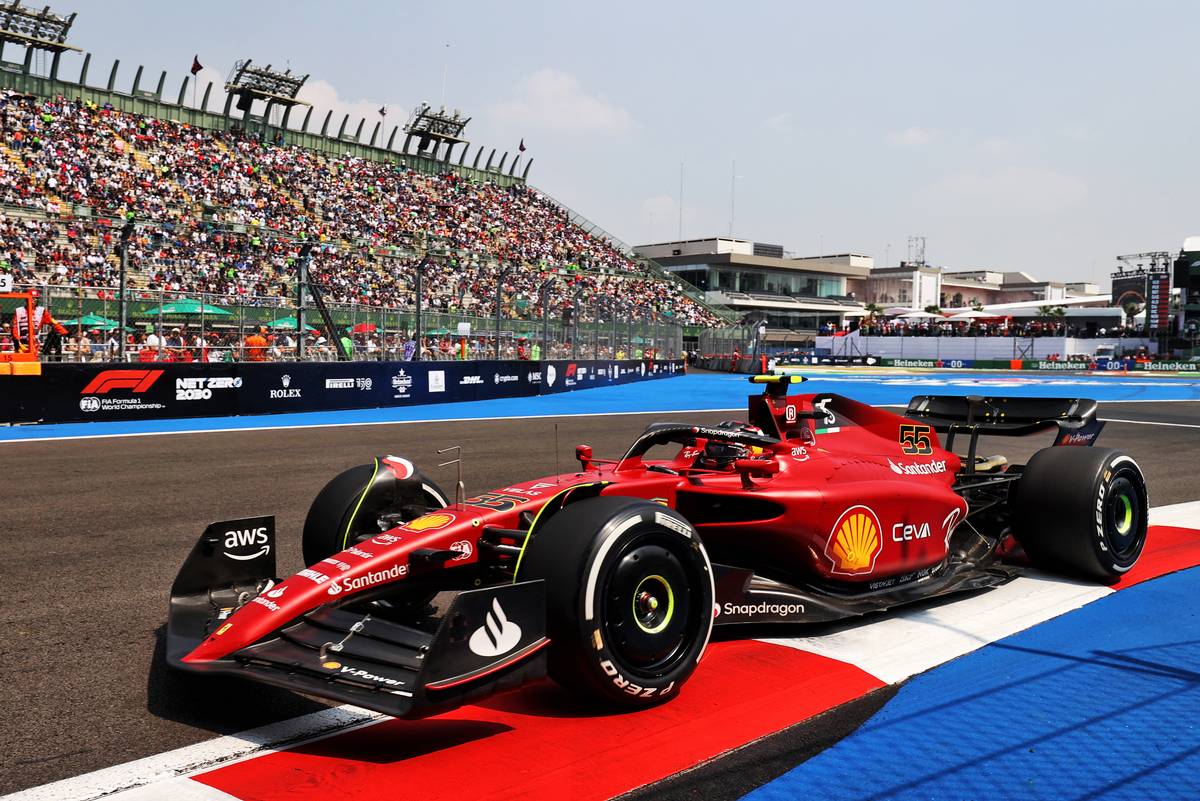 Carlos Sainz Jr (ESP) Ferrari F1-75. 28.10.2022. Formula 1 World Championship, Rd 20, Mexican Grand Prix, Mexico City, Mexico, Practice