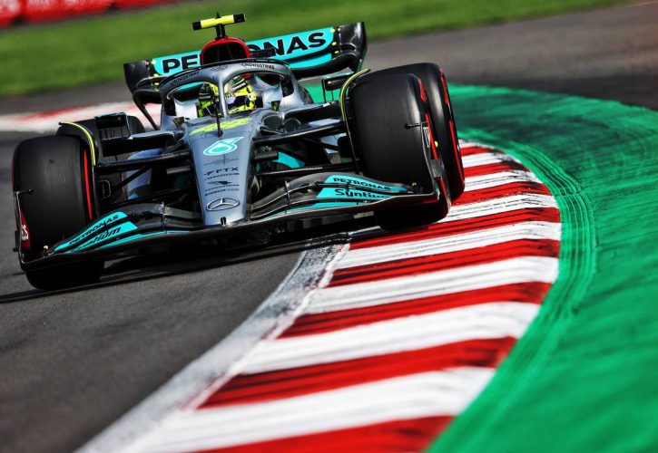 Lewis Hamilton (GBR) Mercedes AMG F1 W13. 29.10.2022. Formula 1 World Championship, Rd 20, Mexican Grand Prix, Mexico City, Mexico, Qualifying