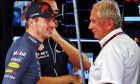 Max Verstappen (NLD) Red Bull Racing with Dr Helmut Marko (AUT) Red Bull Motorsport Consultant. 29.10.2022. Formula 1 World Championship, Rd 20, Mexican Grand Prix, Mexico City, Mexico, Qualifying