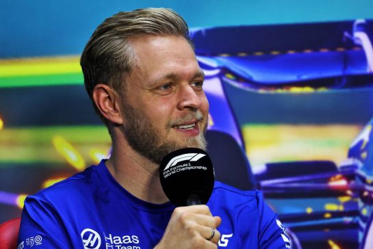 Kevin Magnussen (DEN) Haas F1 Team in the FIA Press Conference.
10.11.2022. Formula 1 World Championship, Rd 21, Brazilian Grand Prix, Sao Paulo, Brazil, Preparation Day.
- www.xpbimages.com, EMail: requests@xpbimages.com © Copyright: Bearne / XPB Images