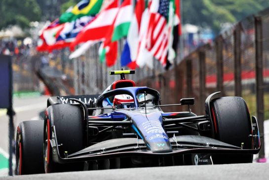 Nicholas Latifi (CDN) Williams Racing FW44.
11.11.2022. Formula 1 World Championship, Rd 21, Brazilian Grand Prix, Sao Paulo, Brazil, Qualifying Day.
- www.xpbimages.com, EMail: requests@xpbimages.com © Copyright: Batchelor / XPB Images