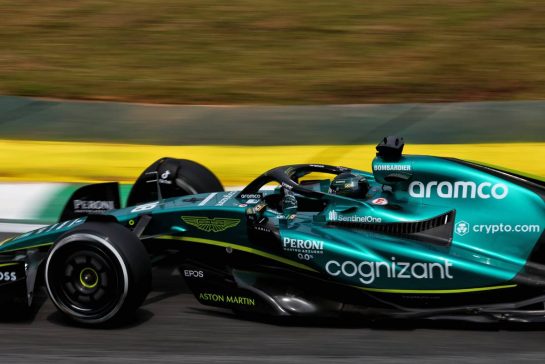 Lance Stroll (CDN) Aston Martin F1 Team AMR22.
11.11.2022. Formula 1 World Championship, Rd 21, Brazilian Grand Prix, Sao Paulo, Brazil, Qualifying Day.
- www.xpbimages.com, EMail: requests@xpbimages.com © Copyright: Coates / XPB Images