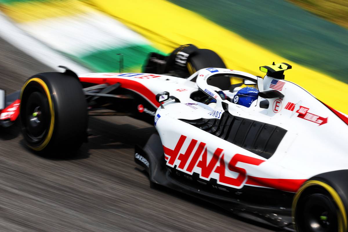 Mick Schumacher (GER) Haas VF-22.
11.11.2022. Formula 1 World Championship, Rd 21, Brazilian Grand Prix, Sao Paulo, Brazil, Qualifying