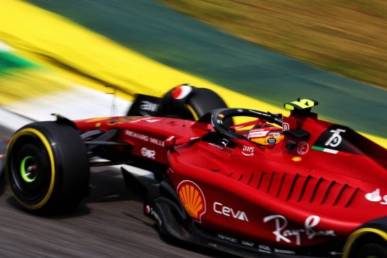 Carlos Sainz Jr (ESP) Ferrari F1-75.
11.11.2022. Formula 1 World Championship, Rd 21, Brazilian Grand Prix, Sao Paulo, Brazil, Qualifying Day.
- www.xpbimages.com, EMail: requests@xpbimages.com © Copyright: Coates / XPB Images
