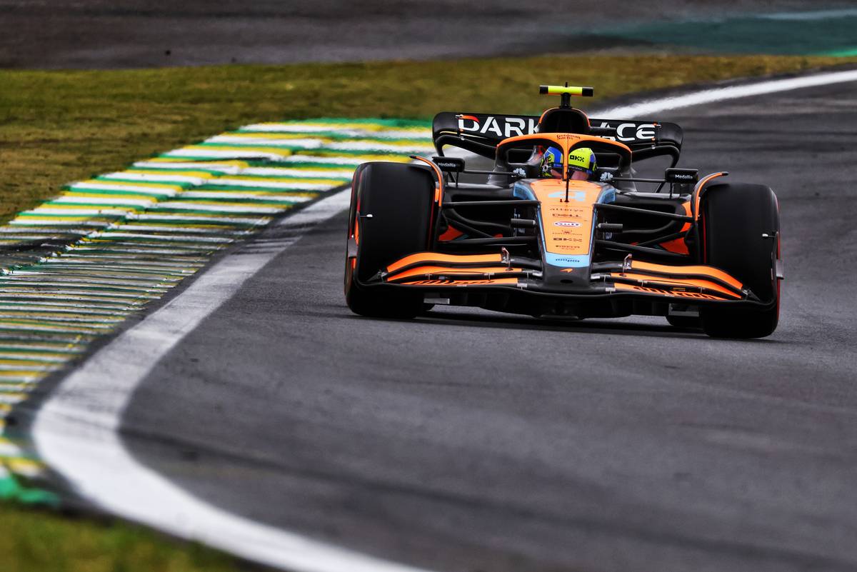 Lando Norris (GBR) McLaren MCL36. 11.11.2022. Formula 1 World Championship, Rd 21, Brazilian Grand Prix, Sao Paulo, Brazil, Qualifying