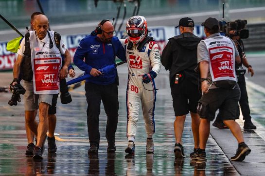 Kevin Magnussen (DEN) Haas F1 Team 
11.11.2022. Formula 1 World Championship, Rd 21, Brazilian Grand Prix, Sao Paulo, Brazil, Qualifying Day.
- www.xpbimages.com, EMail: requests@xpbimages.com © Copyright: Charniaux / XPB Images