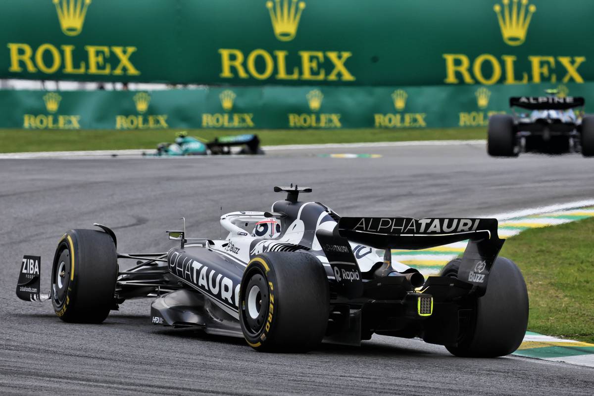 Pierre Gasly (FRA) AlphaTauri AT03. 13.11.2022. Formula 1 World Championship, Rd 21, Brazilian Grand Prix, Sao Paulo, Brazil, Race