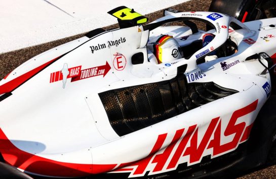 Mick Schumacher (GER) Haas VF-22.
19.11.2022. Formula 1 World Championship, Rd 22, Abu Dhabi Grand Prix, Yas Marina Circuit, Abu Dhabi, Qualifying Day.
 - www.xpbimages.com, EMail: requests@xpbimages.com © Copyright: Coates / XPB Images