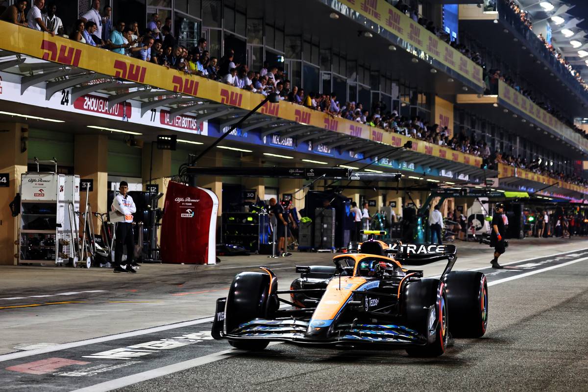 Lando Norris (GBR) McLaren MCL36. 19.11.2022. Formula 1 World Championship, Rd 22, Abu Dhabi Grand Prix, Yas Marina Circuit, Abu Dhabi, Qualifying