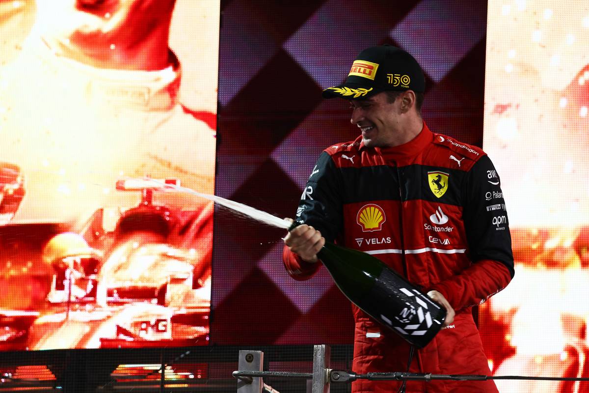 2nd place Charles Leclerc (MON) Ferrari. 20.11.2022. Formula 1 World Championship, Rd 22, Abu Dhabi Grand Prix, Yas Marina Circuit, Abu Dhabi, Race