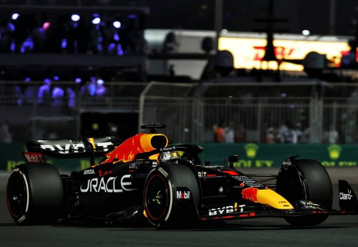 Max Verstappen (NLD) Red Bull Racing RB18. 20.11.2022. Formula 1 World Championship, Rd 22, Abu Dhabi Grand Prix, Yas Marina Circuit, Abu Dhabi, Race