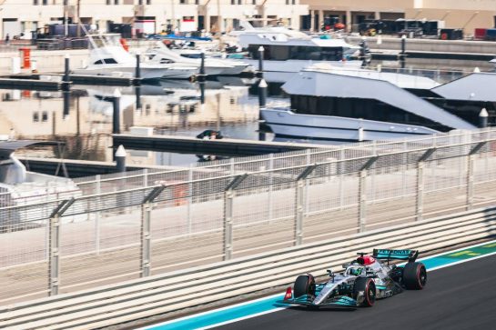 Frederik Vesti (DEN) Mercedes AMG F1 W13 Test Driver.
22.11.2022. Formula 1 Testing, Yas Marina Circuit, Abu Dhabi, Tuesday.
- www.xpbimages.com, EMail: requests@xpbimages.com © Copyright: Bearne / XPB Images