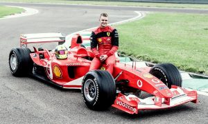 Raise your hand for Michael Schumacher's winning Ferrari F2003