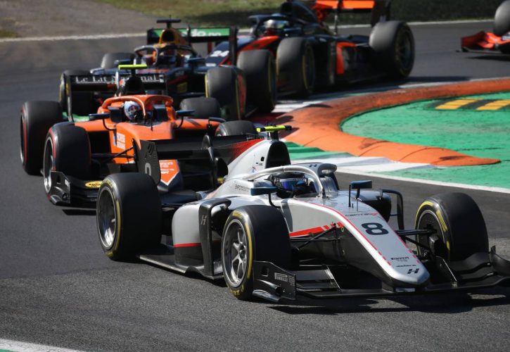 Juri Vips (EST) Hitech. 11.09.2022. Formula 2 Championship, Rd 13, Feature Race, Monza, Italy, Sunday