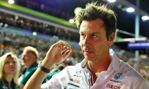Toto Wolff (GER) Mercedes AMG F1 Shareholder and Executive Director on the grid. 02.10.2022. Formula 1 World Championship, Rd 17, Singapore Grand Prix, Marina Bay Street Circuit, Singapore, Race