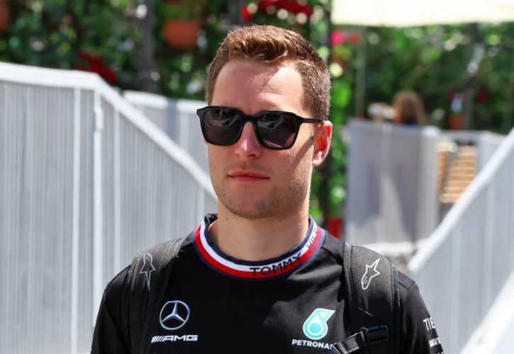 Stoffel Vandoorne (BEL) Mercedes AMG F1 Reserve Driver. 12.06.2022. Formula 1 World Championship, Rd 8, Azerbaijan Grand Prix, Baku Street Circuit, Azerbaijan, Race Day.