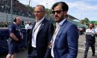 Stefano Domenicali (ITA) Formula One President and CEO with Mohammed Bin Sulayem (UAE) FIA President on the grid. 28.08.2022. Formula 1 World Championship, Rd 14, Belgian Grand Prix, Spa Francorchamps, Belgium, Race