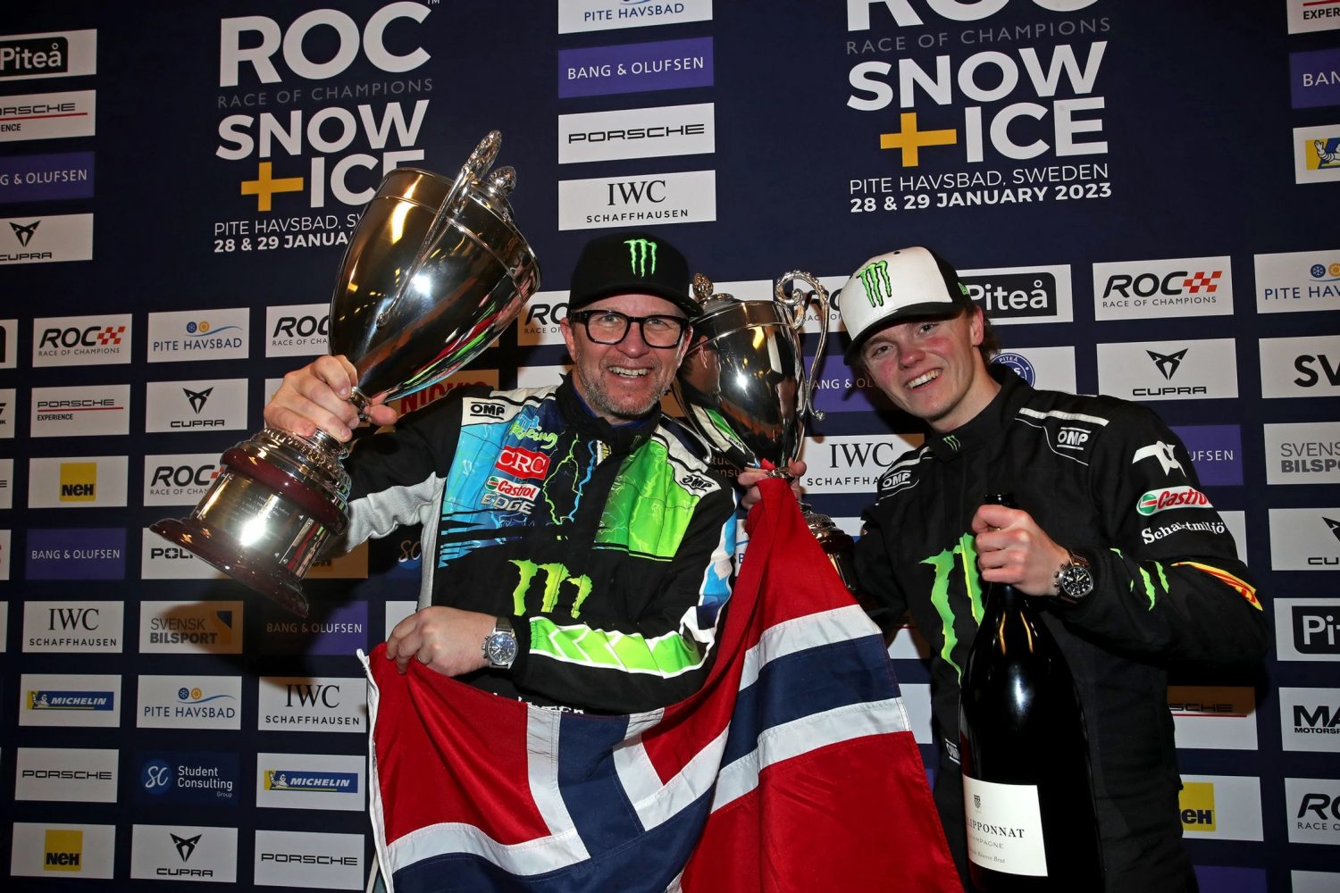 Petter dan Oliver Solberg mengalahkan ‘kupu-kupu’ dalam kemenangan ROC