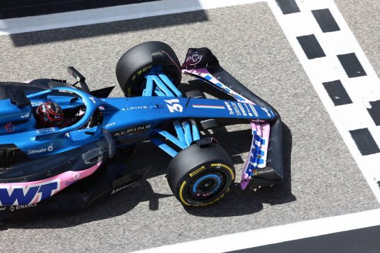 Esteban Ocon (FRA) Alpine F1 Team A523.
24.02.2023. Formula 1 Testing, Sakhir, Bahrain, Day Two.
- www.xpbimages.com, EMail: requests@xpbimages.com © Copyright: Coates / XPB Images