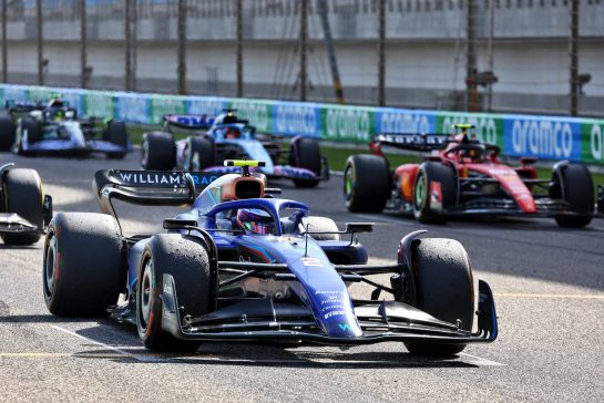 Logan Sargeant (USA) Williams Racing FW45 - practice start.
24.02.2023. Formula 1 Testing, Sakhir, Bahrain, Day Two.
- www.xpbimages.com, EMail: requests@xpbimages.com © Copyright: Moy / XPB Images