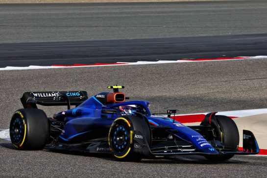 Logan Sargeant (USA) Williams Racing FW45.
24.02.2023. Formula 1 Testing, Sakhir, Bahrain, Day Two.
- www.xpbimages.com, EMail: requests@xpbimages.com © Copyright: Batchelor / XPB Images
