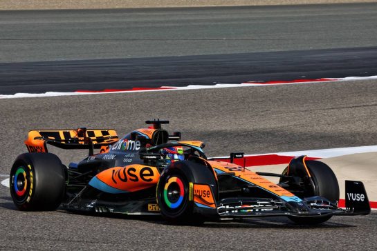 Oscar Piastri (AUS) McLaren MCL60.
24.02.2023. Formula 1 Testing, Sakhir, Bahrain, Day Two.
- www.xpbimages.com, EMail: requests@xpbimages.com © Copyright: Batchelor / XPB Images