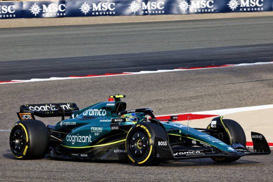 Fernando Alonso (ESP) Aston Martin F1 Team AMR23.
24.02.2023. Formula 1 Testing, Sakhir, Bahrain, Day Two.
- www.xpbimages.com, EMail: requests@xpbimages.com © Copyright: Batchelor / XPB Images