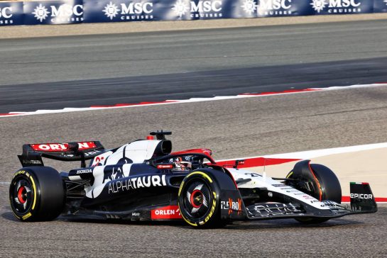 Nyck de Vries (NLD) AlphaTauri AT04.
24.02.2023. Formula 1 Testing, Sakhir, Bahrain, Day Two.
- www.xpbimages.com, EMail: requests@xpbimages.com © Copyright: Batchelor / XPB Images