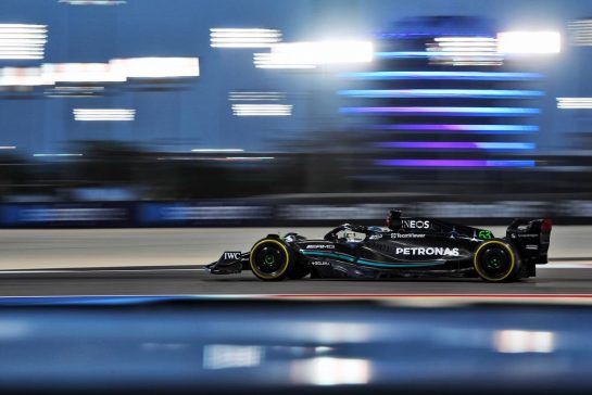 George Russell (GBR) Mercedes AMG F1 W14.
24.02.2023. Formula 1 Testing, Sakhir, Bahrain, Day Two.
- www.xpbimages.com, EMail: requests@xpbimages.com © Copyright: Price / XPB Images
