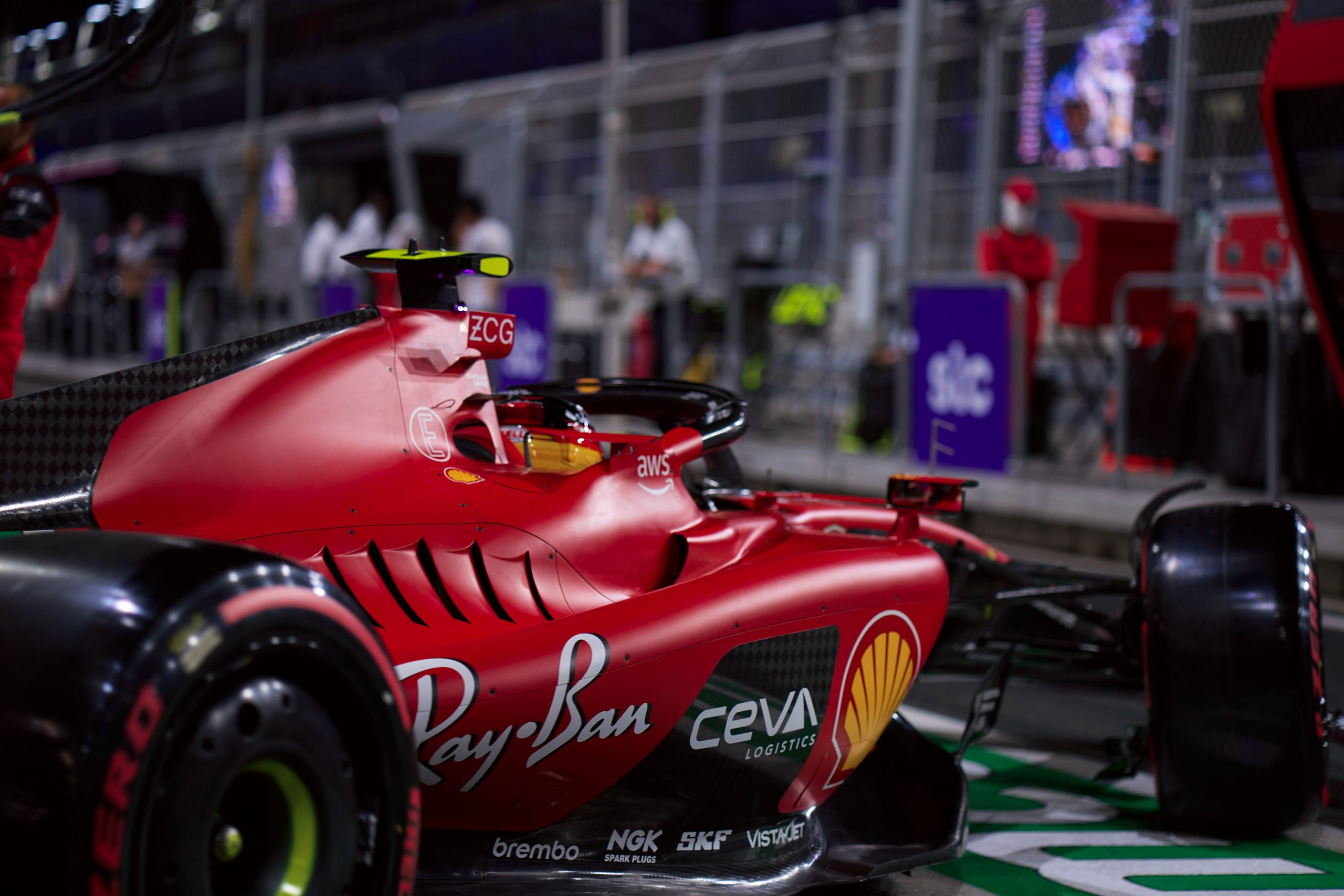 Carlos Sainz - Friday practice - Saudi Arabia - March 2023 © Ferrari