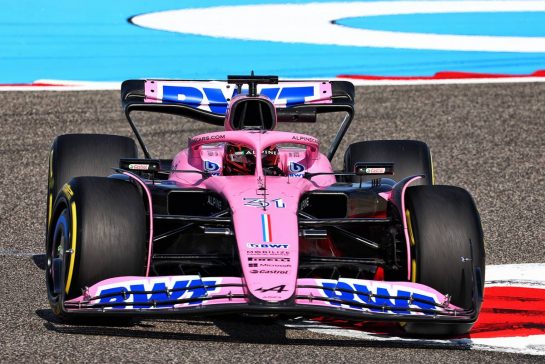Esteban Ocon (FRA) Alpine F1 Team A523.
03.03.2023. Formula 1 World Championship, Rd 1, Bahrain Grand Prix, Sakhir, Bahrain, Practice Day
- www.xpbimages.com, EMail: requests@xpbimages.com © Copyright: Coates / XPB Images