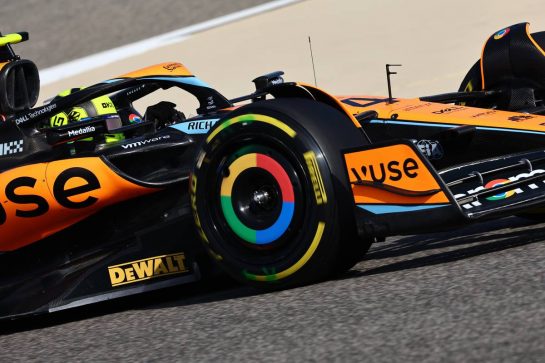 Lando Norris (GBR) McLaren MCL60.
03.03.2023. Formula 1 World Championship, Rd 1, Bahrain Grand Prix, Sakhir, Bahrain, Practice Day
- www.xpbimages.com, EMail: requests@xpbimages.com © Copyright: Batchelor / XPB Images