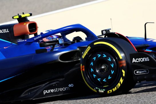 Logan Sargeant (USA) Williams Racing FW45.
03.03.2023. Formula 1 World Championship, Rd 1, Bahrain Grand Prix, Sakhir, Bahrain, Practice Day
- www.xpbimages.com, EMail: requests@xpbimages.com © Copyright: Batchelor / XPB Images