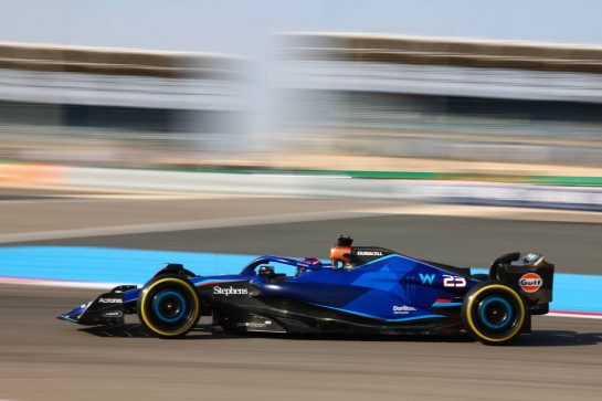 Alexander Albon (THA) Williams Racing FW45.
03.03.2023. Formula 1 World Championship, Rd 1, Bahrain Grand Prix, Sakhir, Bahrain, Practice Day
- www.xpbimages.com, EMail: requests@xpbimages.com © Copyright: Coates / XPB Images