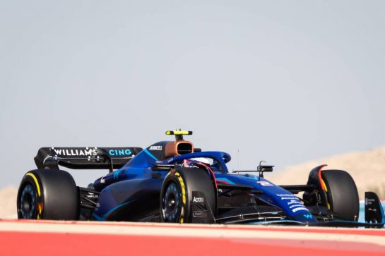 Logan Sargeant (USA) Williams Racing FW45.
03.03.2023. Formula 1 World Championship, Rd 1, Bahrain Grand Prix, Sakhir, Bahrain, Practice Day
- www.xpbimages.com, EMail: requests@xpbimages.com © Copyright: Bearne / XPB Images