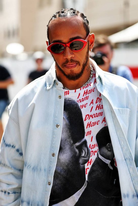 Lewis Hamilton (GBR) Mercedes AMG F1.
04.03.2023. Formula 1 World Championship, Rd 1, Bahrain Grand Prix, Sakhir, Bahrain, Qualifying Day.
- www.xpbimages.com, EMail: requests@xpbimages.com © Copyright: Moy / XPB Images