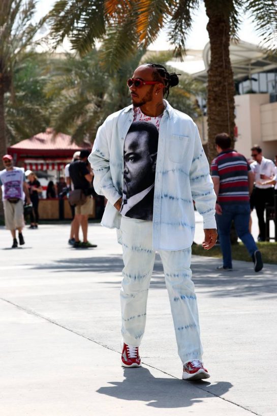 Lewis Hamilton (GBR) Mercedes AMG F1.
04.03.2023. Formula 1 World Championship, Rd 1, Bahrain Grand Prix, Sakhir, Bahrain, Qualifying Day.
- www.xpbimages.com, EMail: requests@xpbimages.com © Copyright: Coates / XPB Images