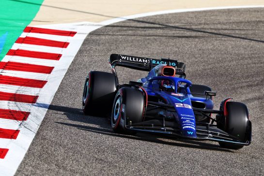 Alexander Albon (THA) Williams Racing FW45.
04.03.2023. Formula 1 World Championship, Rd 1, Bahrain Grand Prix, Sakhir, Bahrain, Qualifying Day.
- www.xpbimages.com, EMail: requests@xpbimages.com © Copyright: Coates / XPB Images