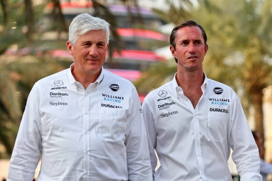 (L to R): Matthew Savage, Dorilton Capital Chairman - Williams Racing Director and James Matthews (GBR) Eden Rock Group CEO - Williams Racing Board Member.
05.03.2023. Formula 1 World Championship, Rd 1, Bahrain Grand Prix, Sakhir, Bahrain, Race Day.
- www.xpbimages.com, EMail: requests@xpbimages.com © Copyright: Batchelor / XPB Images