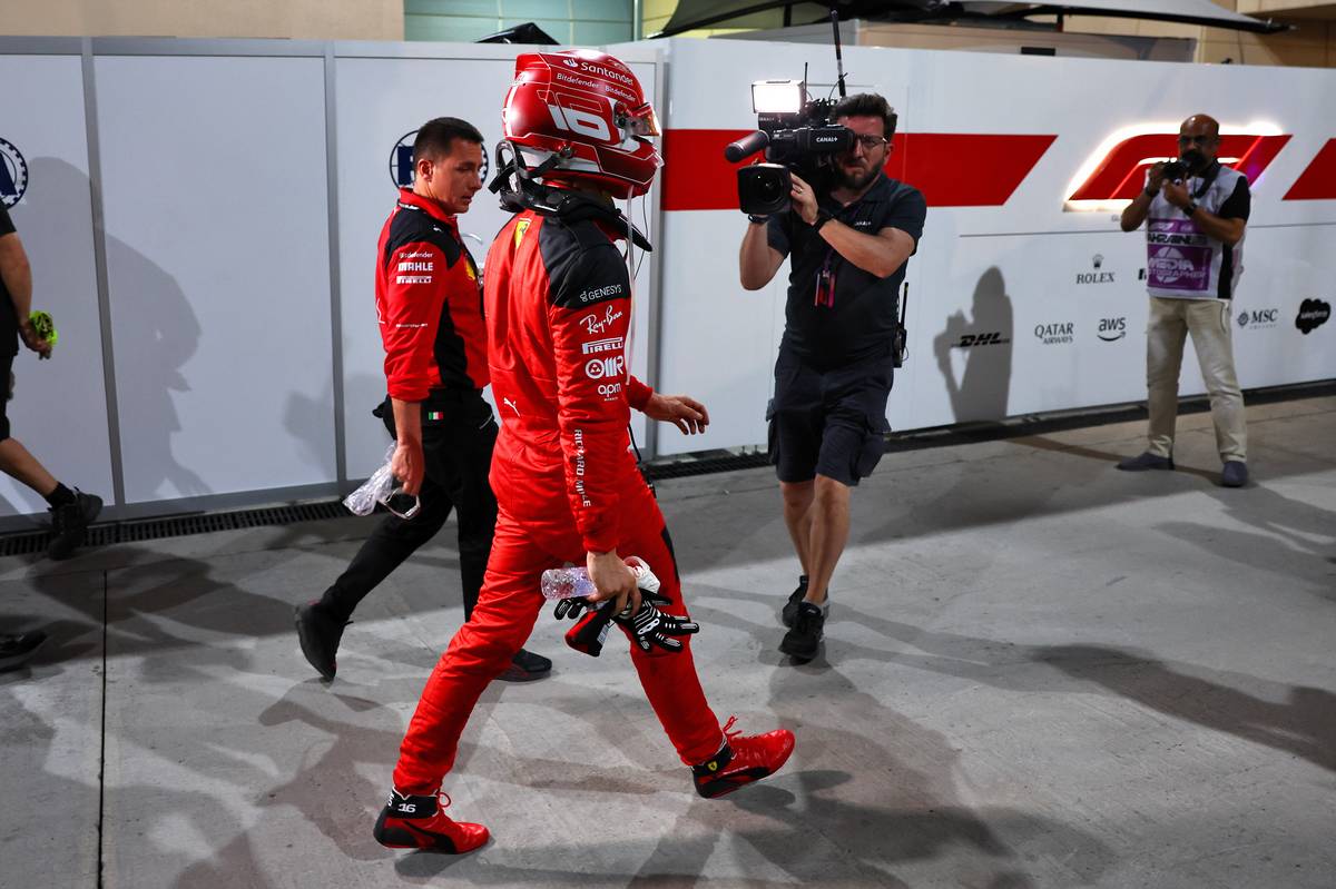 Charles Leclerc (MON) Ferrari retired from the race.
05.03.2023. Formula 1 World Championship, Rd 1, Bahrain Grand Prix, Sakhir, Bahrain, Race Day.