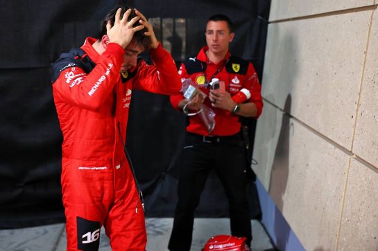 Charles Leclerc (MON) Ferrari retired from the race.
05.03.2023. Formula 1 World Championship, Rd 1, Bahrain Grand Prix, Sakhir, Bahrain, Race Day.
- www.xpbimages.com, EMail: requests@xpbimages.com © Copyright: Batchelor / XPB Images