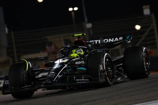 Lewis Hamilton (GBR) Mercedes AMG F1 W14.
05.03.2023. Formula 1 World Championship, Rd 1, Bahrain Grand Prix, Sakhir, Bahrain, Race Day.
- www.xpbimages.com, EMail: requests@xpbimages.com © Copyright: Moy / XPB Images