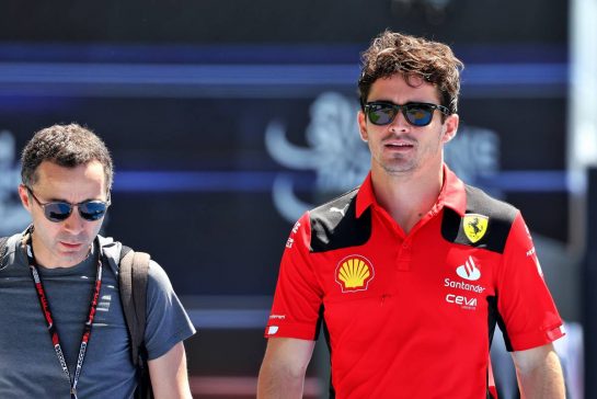 (L to R): Nicolas Todt (FRA) Driver Manager with Charles Leclerc (MON) Ferrari.
17.03.2023. Formula 1 World Championship, Rd 2, Saudi Arabian Grand Prix, Jeddah, Saudi Arabia, Practice Day.
- www.xpbimages.com, EMail: requests@xpbimages.com © Copyright: Rew / XPB Images