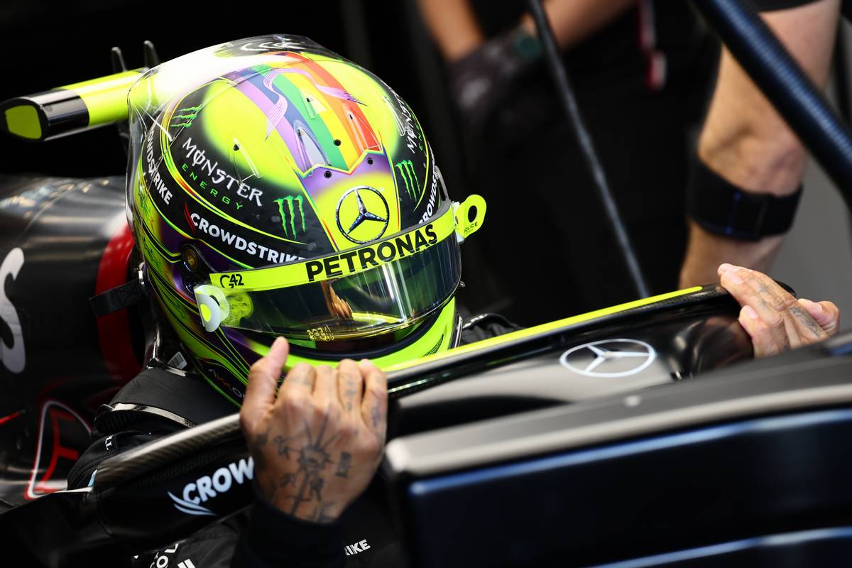 Lewis Hamilton (GBR) Mercedes AMG F1 W14. 17.03.2023. Formula 1 World Championship, Rd 2, Saudi Arabian Grand Prix, Jeddah, Saudi Arabia, Practice Day. - www.xpbimages.com, EMail: requests@xpbimages.com © Copyright: Batchelor / XPB Images