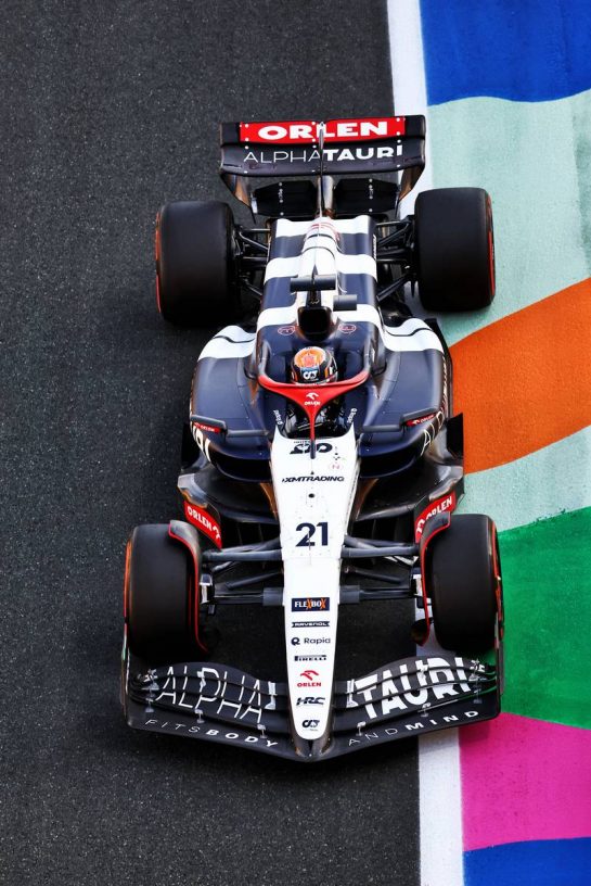 Nyck de Vries (NLD) AlphaTauri AT04.
17.03.2023. Formula 1 World Championship, Rd 2, Saudi Arabian Grand Prix, Jeddah, Saudi Arabia, Practice Day.
- www.xpbimages.com, EMail: requests@xpbimages.com © Copyright: Coates / XPB Images